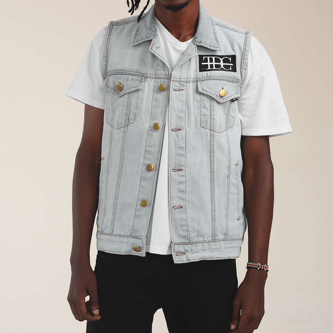 Men’s Sleeveless Denim Jacket